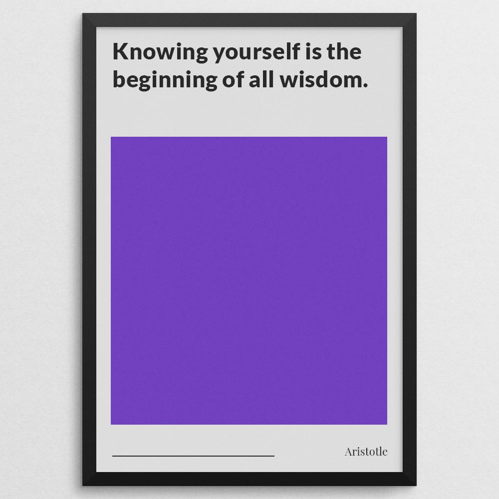 knowing-yourself-is-the-beginning-of-all-wisdom._1352021-Q49-D13-0-7947_1000_blackframe